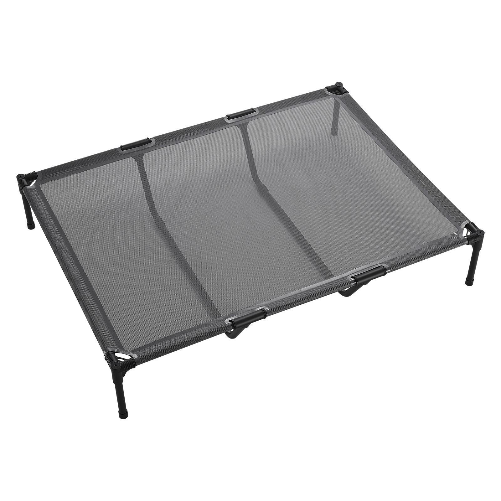 Raised Dog Bed For Large Dogs Portable Metal Frame Pet Cot_voghion.com